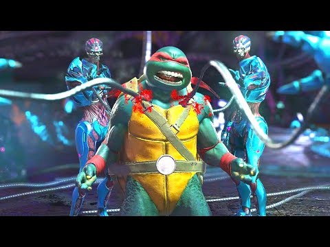 Injustice 2 - All Super Moves on TMNT Raphael (1080p 60FPS)