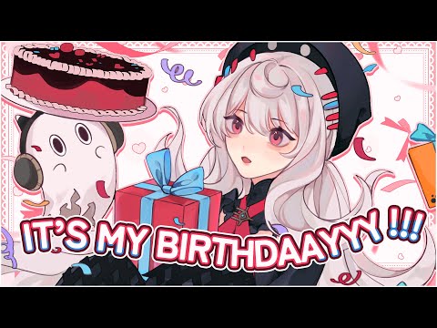 🎊👻IT'S MY BIRTHDAAAAAAAAY !!! PARTY TIME 🎊👻 #ReimumuHBD2024【NIJISANJI EN | Reimu Endou】