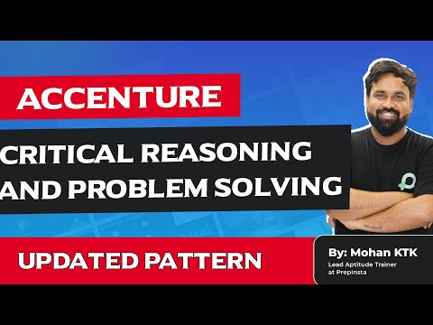 Accenture Critical Reasoning and Problem Solving Questions with Answers 2024