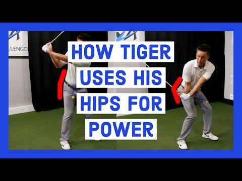 How Tiger Uses His Hips For Power