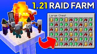 THE BEST RAID FARM IN MINECRAFT 1.21