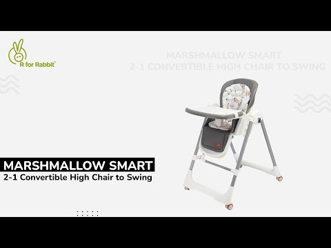 R for Rabbit Marshmallow Smart High Chair For Kids Installation Video