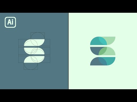 How to Design a Logo with Circular Grid - S Letter Logo Design Illustrator