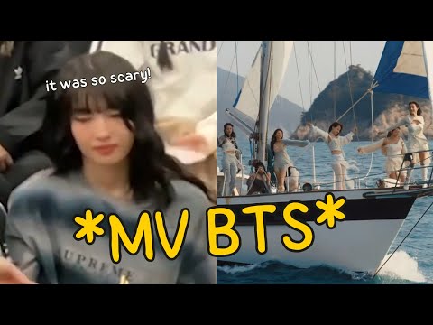 TWICE almost fell of a boat filming the "I Got You" MV