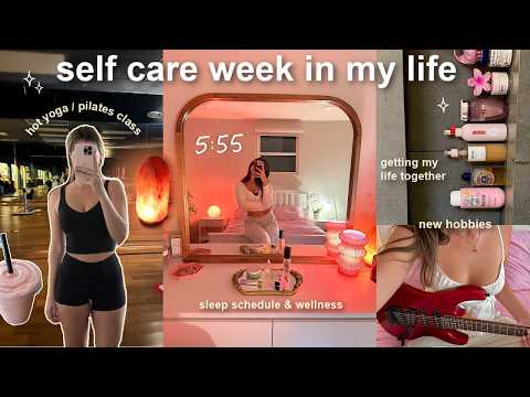 SELF CARE week in my life ˚✧₊ wellness focused routine, getting my life together & trying new things