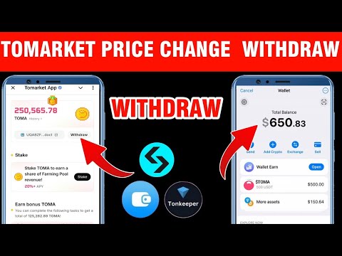 Tomarket কবে Token Withdraw - Distribution 9 November Jaldi Karo | Tomarket Airdrop Listing Date