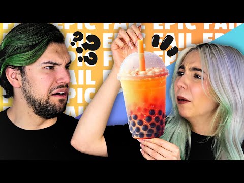 Haciendo BOBA TEA desde cero con mi mejor amigo😅🤢