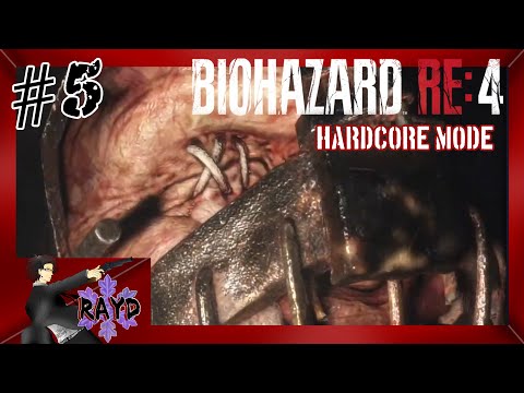 #5【BIOHAZARD RE:4】HARDCOREモード　バイオシリーズ制覇の旅【RAYD】【戸破】