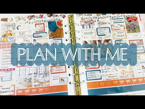 Sticker Memory Keeping | Friendsgiving (Scribble Prints Co) | Plan with me | PLANMAS Day 17