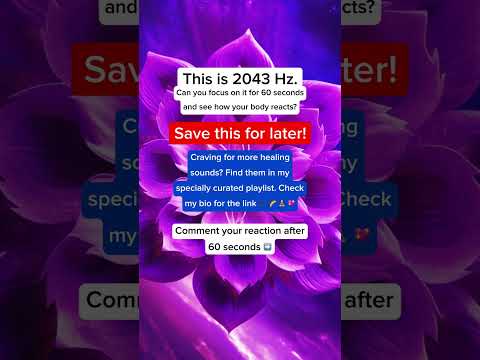 🌀 Test Your Concentration With #2043Hz! Can You Last 60 Seconds?