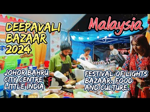 Johor Bahru Deepavali Bazaar 2024 | Celebrating Diwali in Malaysia’s Little India.