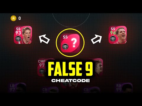 UNDERRATED CHEATCODE OF FALSE 9🔥 Pes 2021 Mobile