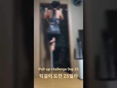 pullup challenge Day 25 #pullup #턱걸이 #홈트 #exercise #운동하는여자 #운동 #오운완 #pullupchallenge #턱걸이챌린지 #등운동