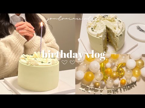 my 16th birthday vlog 🍰 aesthetic cafes, korean food, pinterest cakes, studying