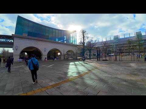 Around Fuchu Station and around Tokyo Racecourse: Walk [4K]