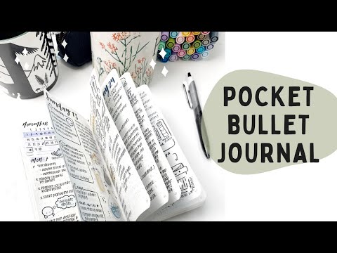 A6 Pocket Bullet Journal Flip Through | Leuchtturm Notebook