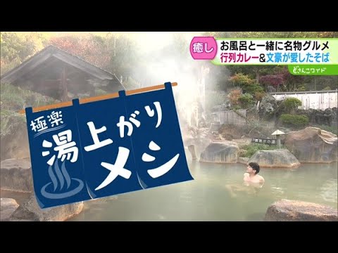 極楽！湯上がりメシ〜行列カレー＆文豪が愛したそば【どさんこワイド179】2024.10.21放送