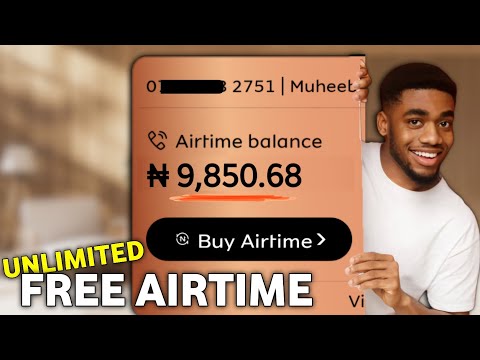 Claim 𝗙𝗥𝗘𝗘 𝗔𝗜𝗥𝗧𝗜𝗠𝗘 To 𝗔𝗡𝗬 𝗡𝗘𝗧𝗪𝗢𝗥𝗞!! - Free Airtime App In Nigeria 2024