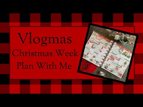 Vlogmas Day 19 | Christmas Week Plan With Me #vlogmas #planmas #planwithme