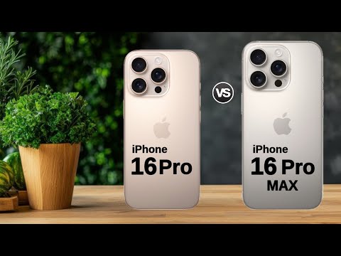 iPhone 16 Pro vs iPhone 16 Pro Max || Full Comparison