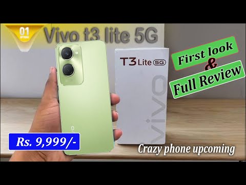 vivo t3 lite 5g first look & full review / crazy phone  final price #vivot3lite5g #Logicmobile