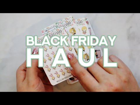 Black Friday Planner Sticker Haul!