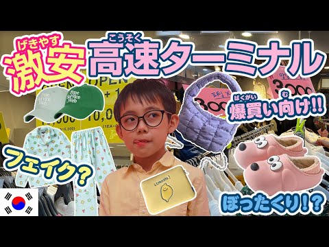 【韓国】爆買い！最新の韓国最大地下ショッピングモールGO TO MALL でショッピングDAY