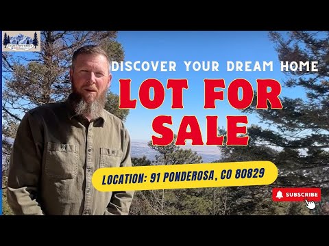 Discover Your Dream Home | Lot For Sale | Location: 91 Ponderosa, CO 80829