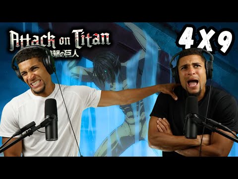 Attack On Titan 4x9 REACTION!! | "Brave Volunteers"