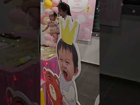 Happy Birthday baby Xin Tian             宝宝一岁啦 30/12/23迟办的生日会