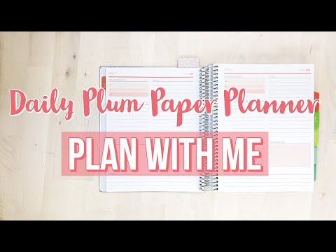 Switching to a DAILY LAYOUT Plum Paper Planner