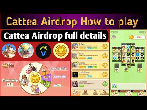 "Cattea Airdrop full details"how to play Cattea game {Confirmed Airdrop cattea]