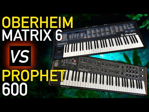 OBERHEIM MATRIX 6 vs SEQUENTIAL PROPHET 600: Live Vintage Synth Shoot-Out!