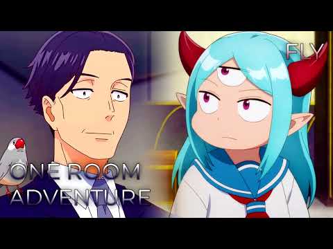 FLY x One Room Adventure | Mashup of Sasaki and Peeps, Level 1 Demon Lord and One Room Hero