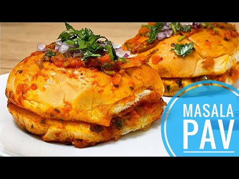 Mumbai Street Style Masala Pav recipe | Masala Pattice | Pav Bhaji Sandwich |