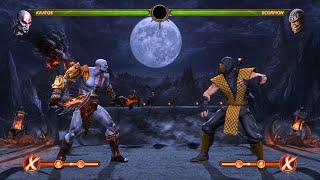 Mortal Kombat 9 - Kratos - Expert Ladder - Gameplay @(1080p) 60FPS