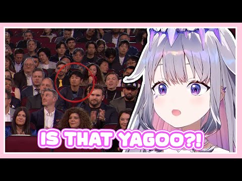 Biboo's Reaction When She Found Yagoo Is Amongst The Crowd In The Game Awards【Koseki Bijou / HoloEN】