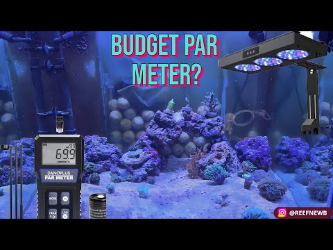 Measuring PAR with Dano Par Meter in my 40 Gallon Saltwater Aquarium