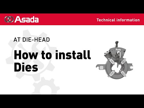 AT DIE HEAD How to install Dies