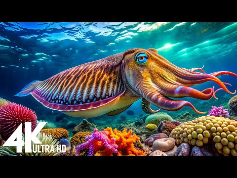 Ocean 4K - Beautiful Coral Reef Fish in Aquarium, Sea Animals for Relaxation, 4K Video Ultra HD #5