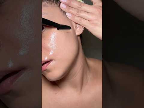 #dermaplane facial & after #skincare #brownskin #latina #asmr #beauty