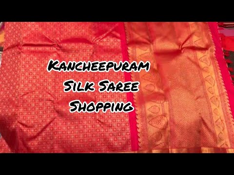 Day out :Kancheepuram silk Saree shopping #enjoy # explore#culture #tradition#sareelove