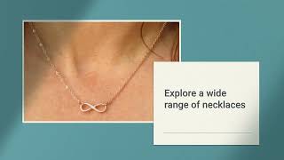 Ethereal "8 Words" Sterling Silver Necklace by Shoppers Point India