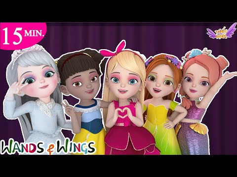 Princess Dressing Up |  Princesses Costume Song +  This Is The Way | Princess Songs- Wands And Wings