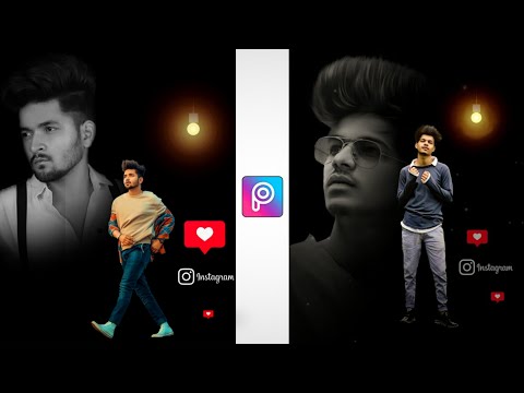 New Trending DuaL instagram Photo Editing || Picsart Photo Editing in Telugu 2022 dual photo editing