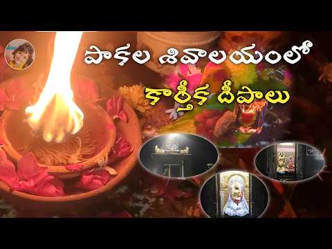 పాకల శివాలయం కార్తీక దీపాలు | Pakala Lo karthika pournami 2024