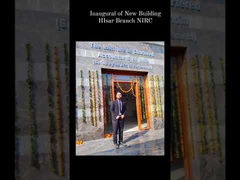 Hisar Branch of NIRC new building Opening ceremony #CA #icai