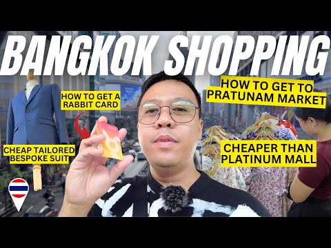 Thailand Shopping Vlog 2024 - Pratunam Market vs Platinum Mall | Getting a Tailored Bespoke Suit