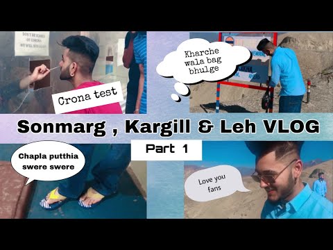 Sonmarg , Kargill & Leh Vlog || Part 1 || CjBrother's  || Jattmind⚠️