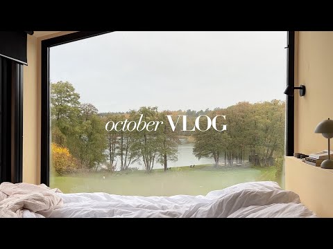 Autumn days, outdoor weekend, make-up, not feeling well | Vlog October | Nisi | AD